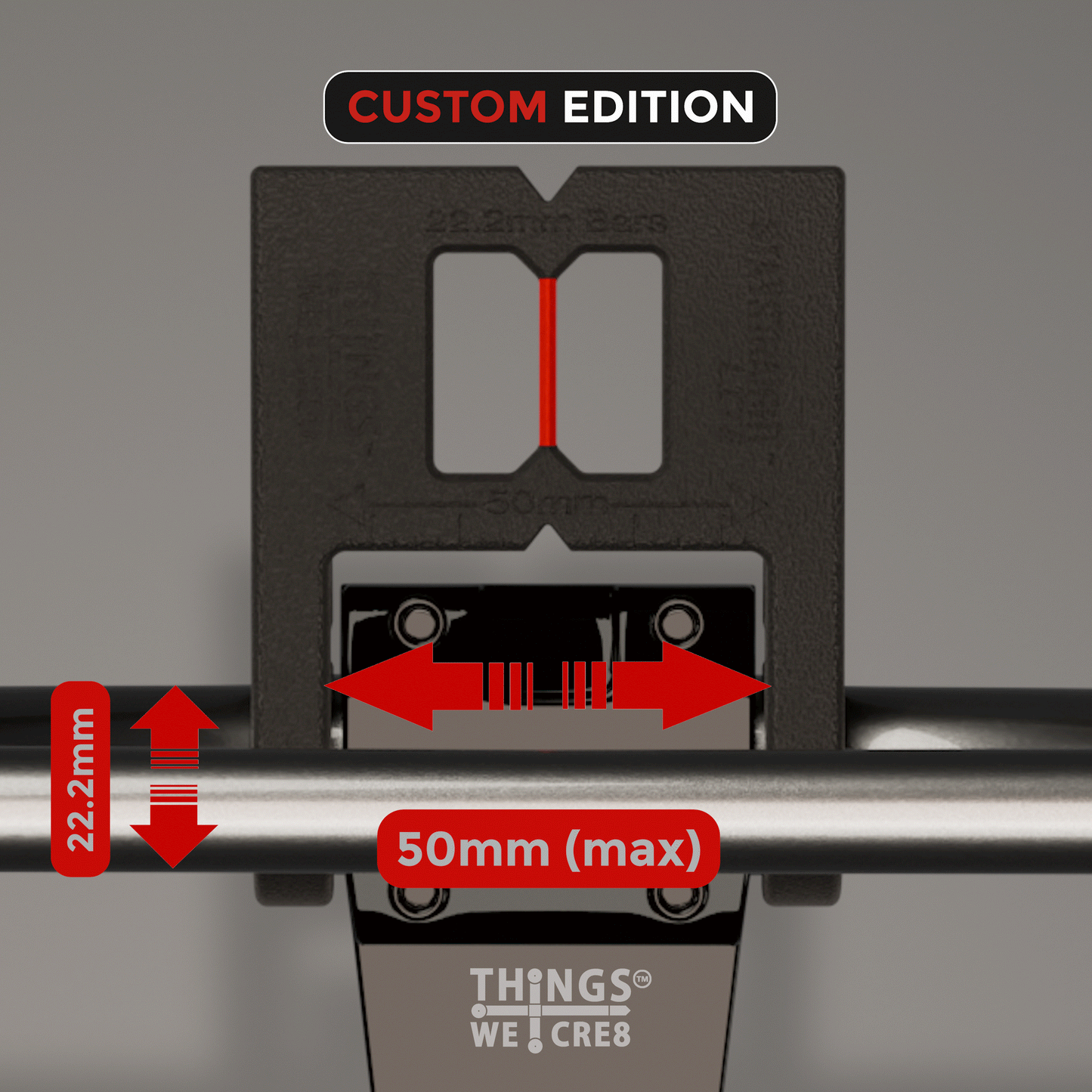 ThingsWeCre8™ STAYSTRAIGHT™ Lite bicycle handlebar alignment tool