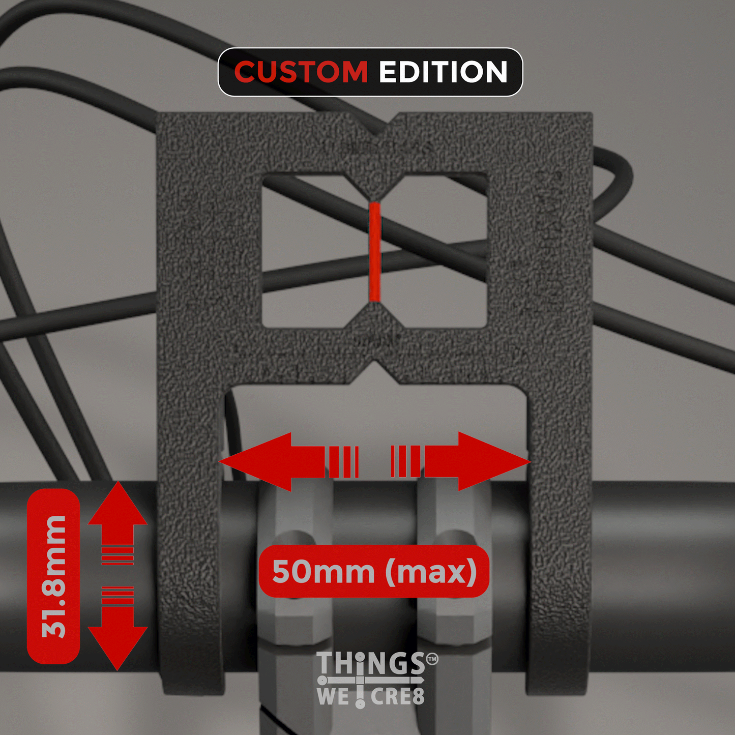 ThingsWeCre8™ STAYSTRAIGHT™ Lite bicycle handlebar alignment tool