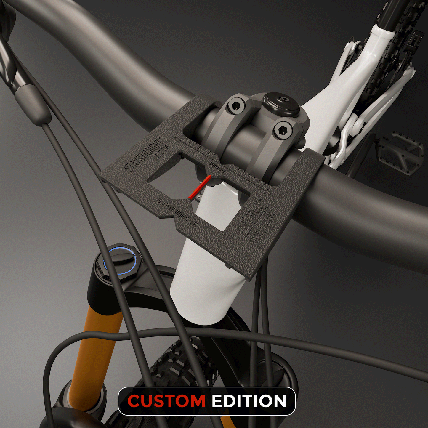 ThingsWeCre8™ STAYSTRAIGHT™ Lite bicycle handlebar alignment tool