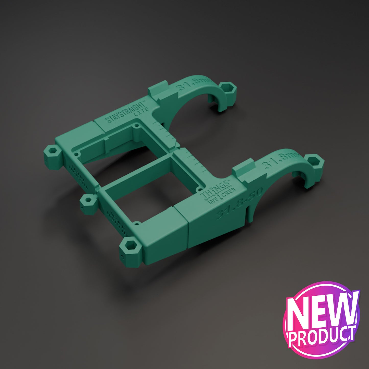 STAYSTRAIGHT™ Lite SSL.A (NO HEX KEYS) - bicycle handlebar alignment tool
