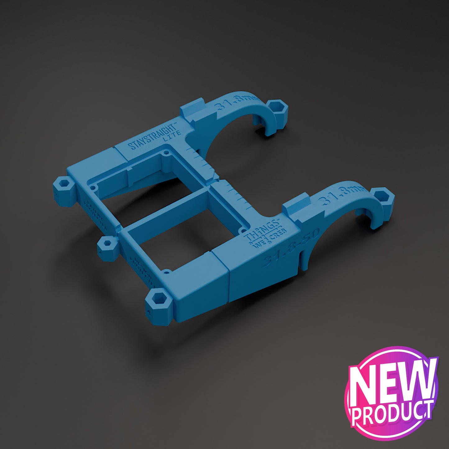 STAYSTRAIGHT™ Lite SSL.A (NO HEX KEYS) - bicycle handlebar alignment tool