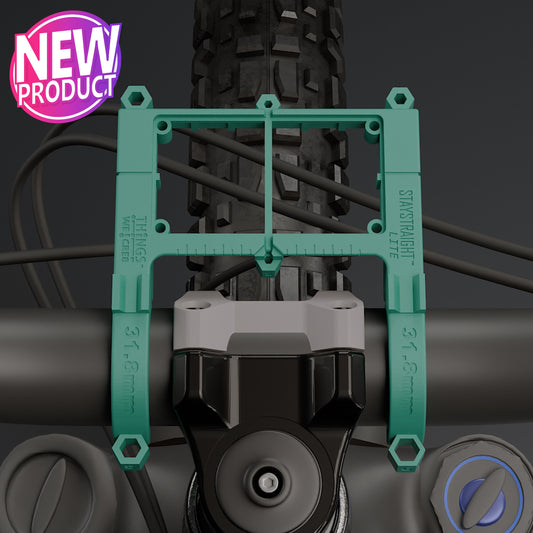 STAYSTRAIGHT™ Lite SSL.A (NO HEX KEYS) - bicycle handlebar alignment tool