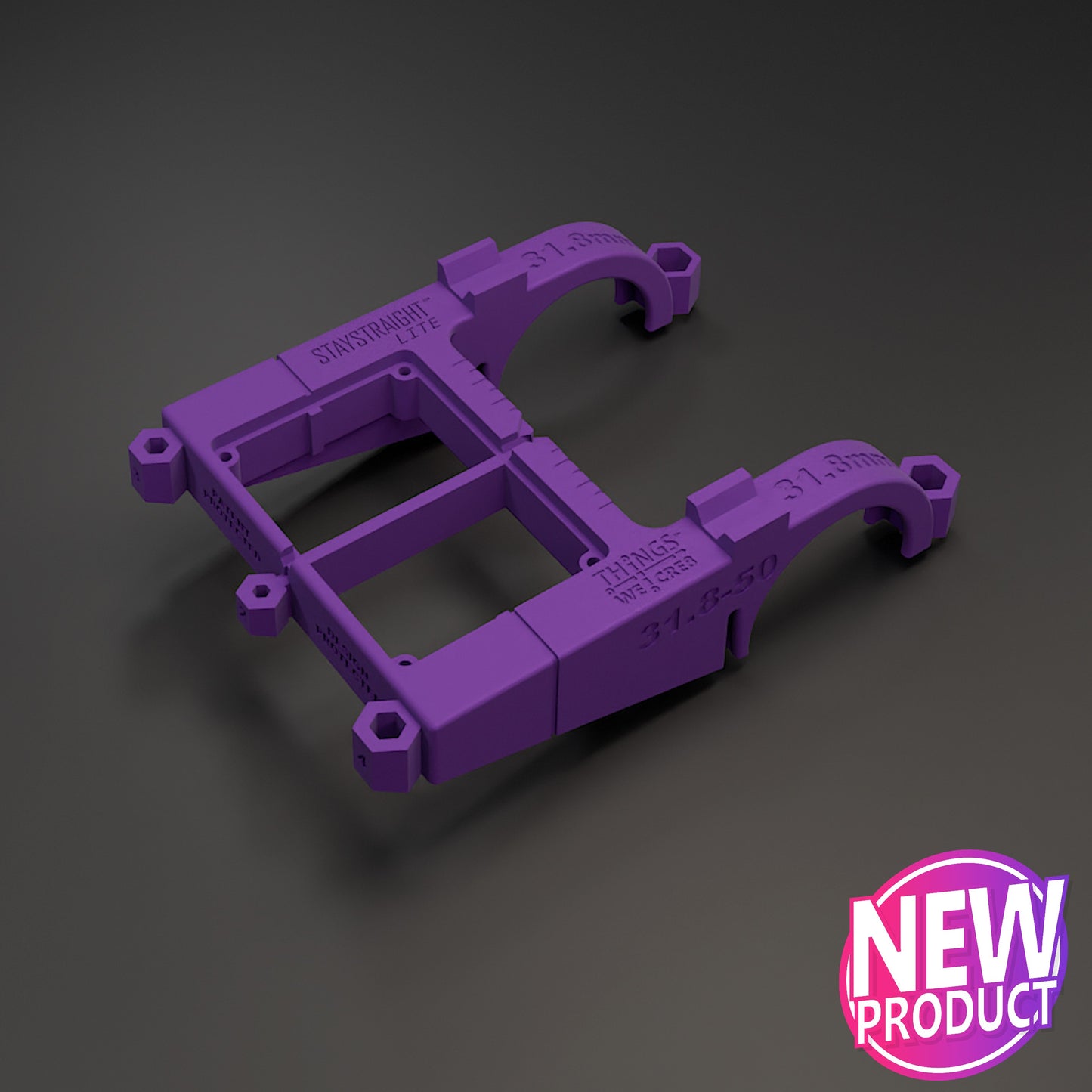 STAYSTRAIGHT™ Lite SSL.A (NO HEX KEYS) - bicycle handlebar alignment tool
