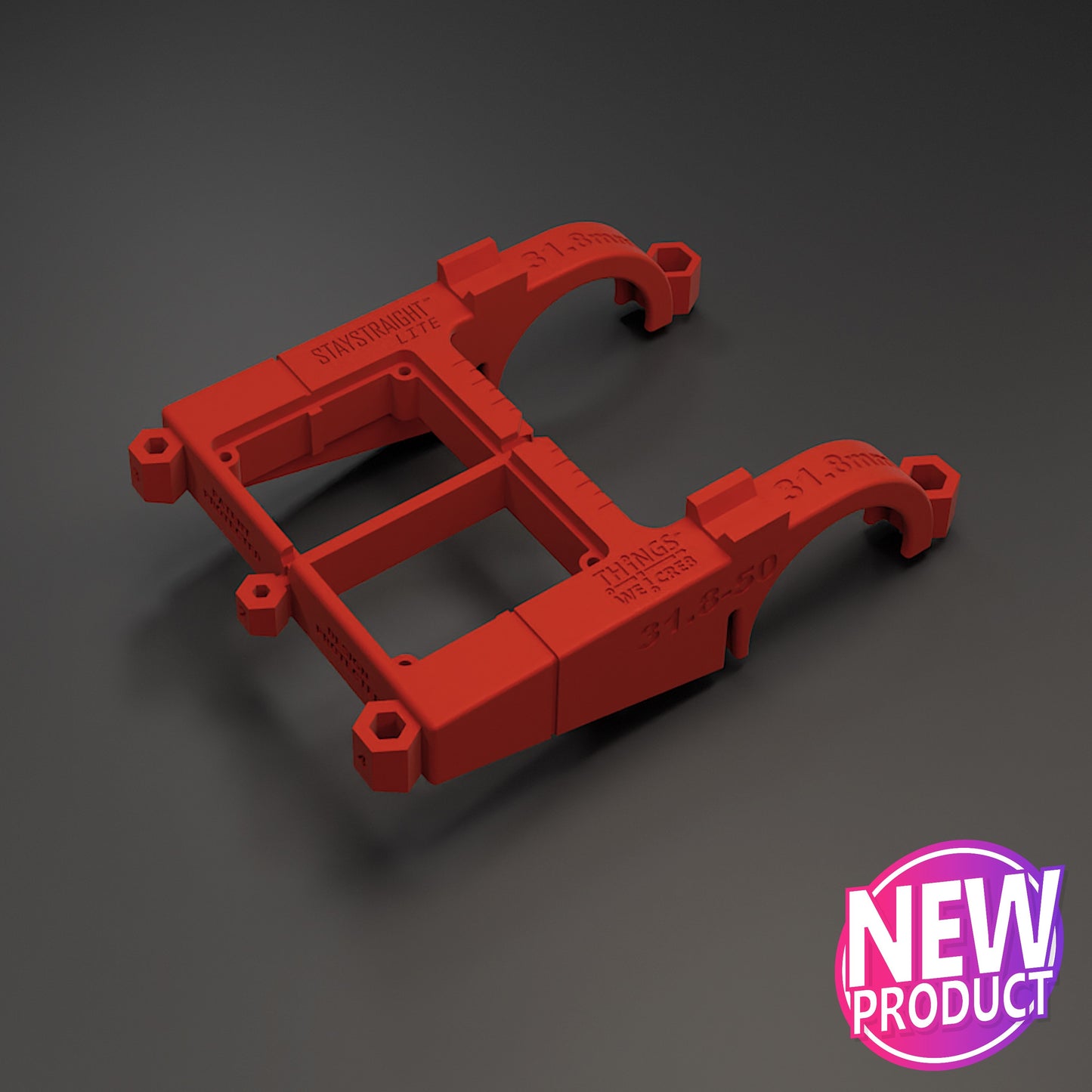 STAYSTRAIGHT™ Lite SSL.A (NO HEX KEYS) - bicycle handlebar alignment tool