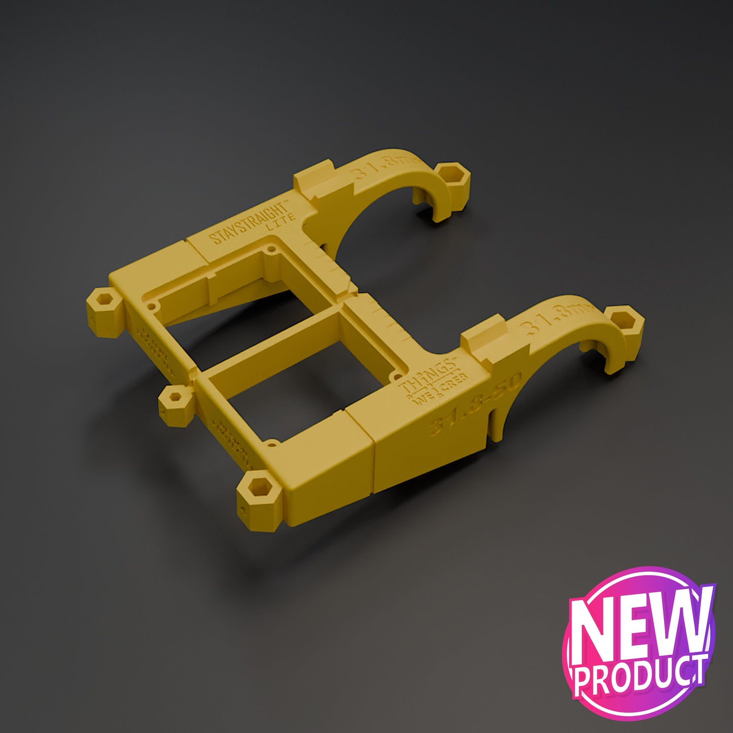 STAYSTRAIGHT™ Lite SSL.A (NO HEX KEYS) - bicycle handlebar alignment tool